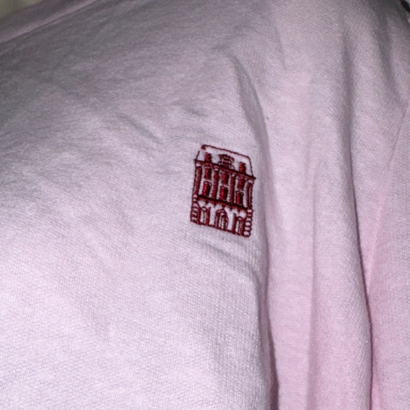 Hill House Pink Long Sleeve Sweatshirt with Logo - Picture 3 of 7